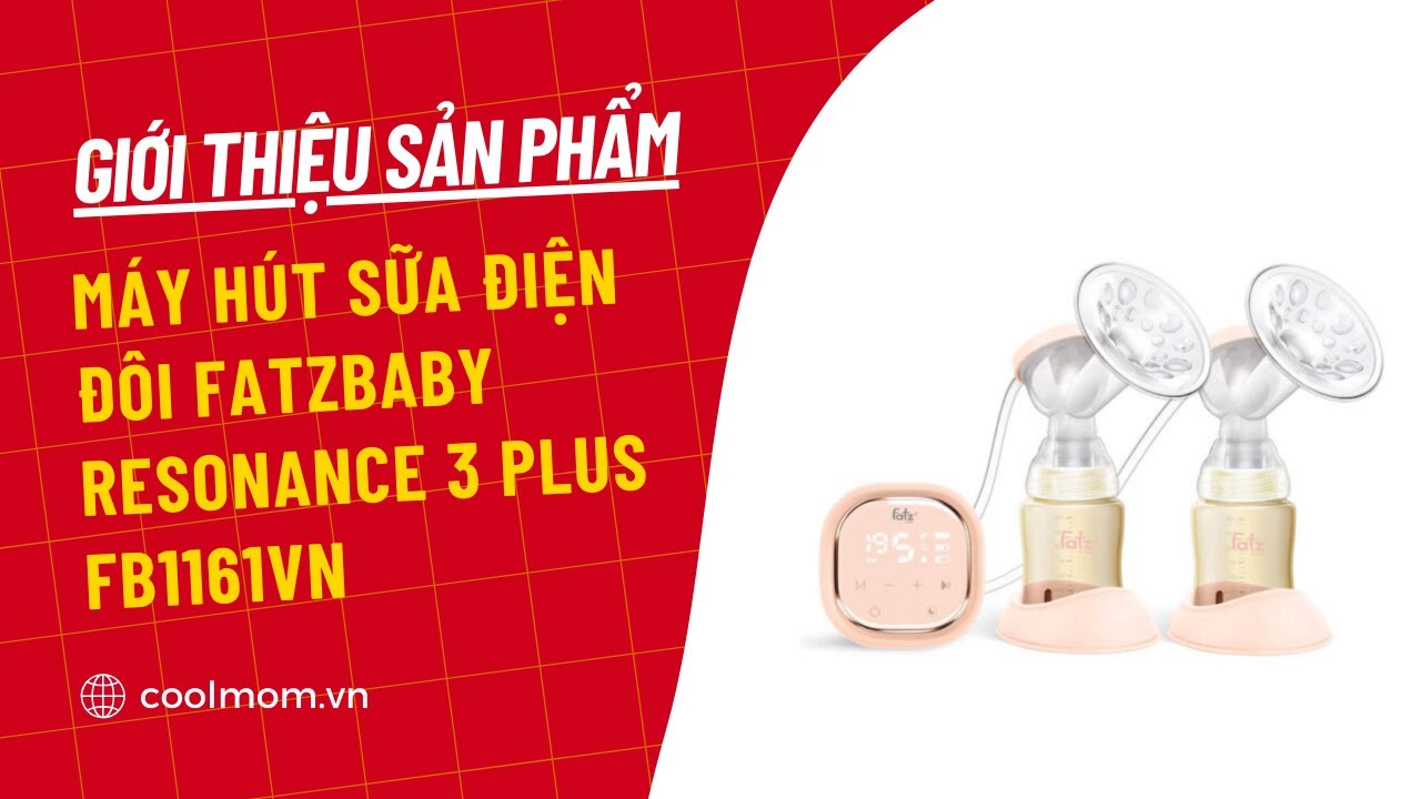 Máy hút sữa điện đôi Fatzbaby Resonance 3 Plus FB1161VN