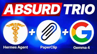 PaperClip + Hermes Agent + Gemma 4 is INSANE!
