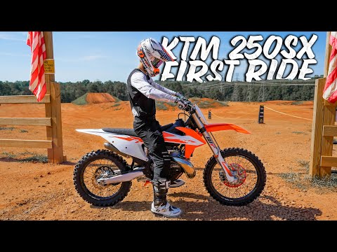 FIRST RIDE on my NEW KTM 250SX!!
