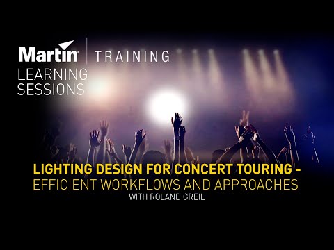Lighting Design for Concert Touring - Efficient Workflows and Approaches with Roland Greil – Webinar