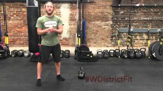 Coach Chris demonstrates proper warm-up + form for