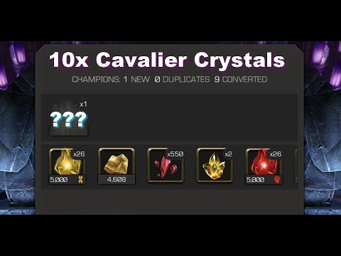 Popping 10 Cavalier Crystals | Marvel Contest of Champions