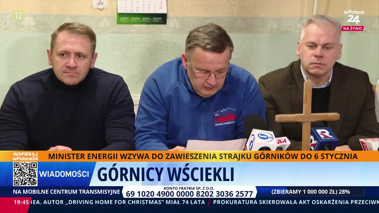 Górnicy wściekli. Zapowiadają kontynuację strajku w święta