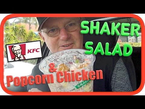 KFC Shaker Salad & Popcorn Chicken | Taste Test