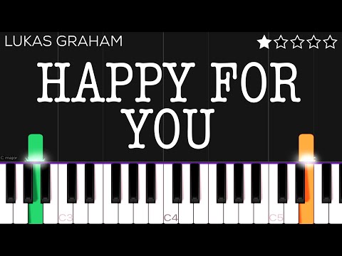 Lukas Graham - Happy For You | EASY Piano Tutorial
