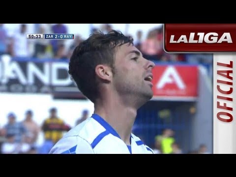 Gol de Rodri (2-0) en el Real Zaragoza - Rayo Vallecano - HD