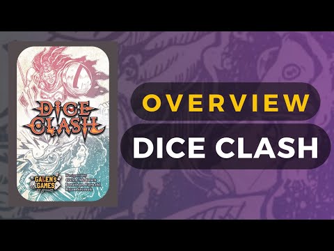 Dice Clash Boardgame Solo Overview | DaniCha 