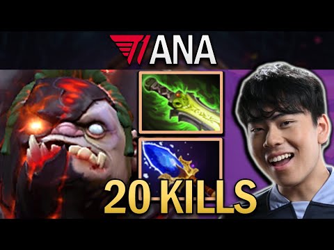 Pudge Dota 2 7.32 Gameplay T1.Ana with 20 Kills and Ethereal Blade #dota2 #dota2gameplay