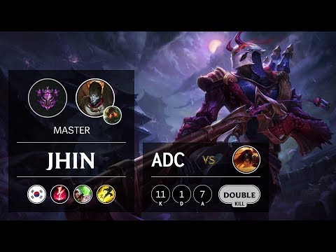 Jhin ADC vs Sivir - KR Master Patch 9.12