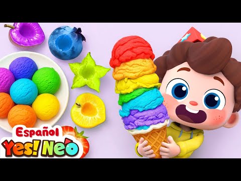Helado de Frutas Colorido | Yes! Neo | Canciones Infantiles | BabyBus en Español