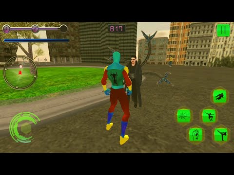 Flying Spiderman City Rescue - Amazing Frog Rope Web Hero Flying power | Best Android GamePlay HD