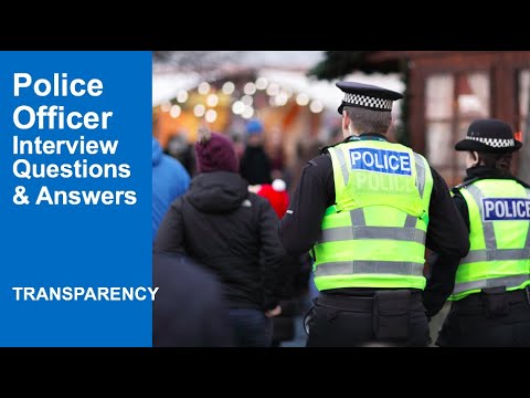 POLICE OFFICER COMPETENCIES(警察官の資格)の面接問題!(トランスパレンシー) (POLICE OFFICER COMPETENCIES Interview questions! (TRANSPARENCY))