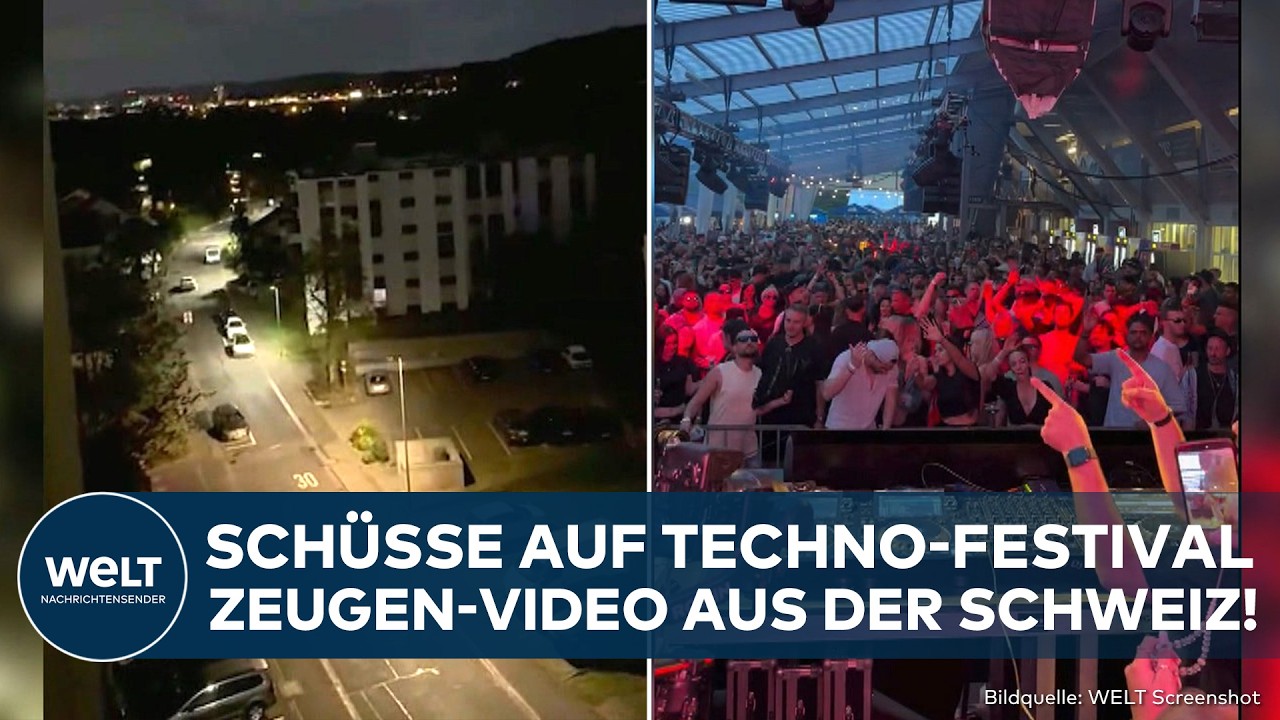 SCHWEIZ: Schüsse auf Techno-Festival! Täter auf der Flucht! Video von Zeugen aufgetaucht