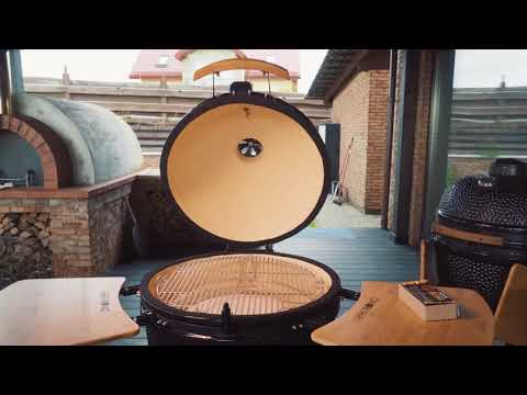 Kepsninė KAMADO BONO MEDIA 52cm raudona su 6 priedais video
