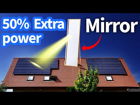 Boost Your Solar PV Power by 50% with Mirrors! | The Surprising Truth