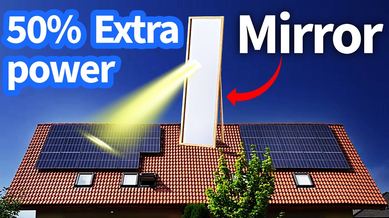 Boost Your Solar PV Power by 50% with Mirrors! | The Surprising Truth