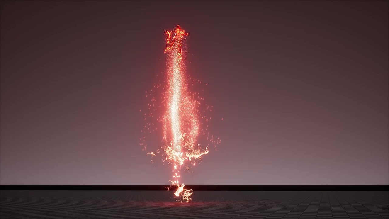 Fire Transformation VFX preview