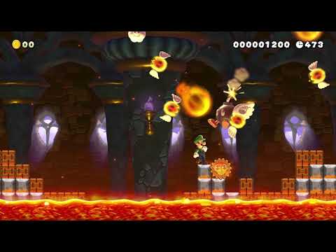 Super Mario Maker 2 Level Showcase: Crumbling Crater