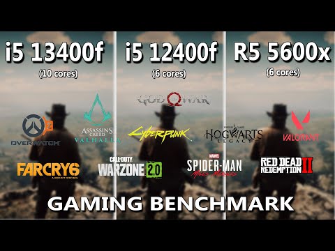 Intel i5 13400F vs i5 12400F vs Ryzen 5 5600X Gaming Benchmark Test | #rtx3060 | @StealthGamerSG