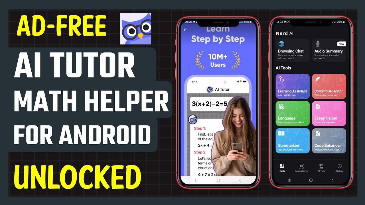Best Free AI Tutor Math Helper App for Android