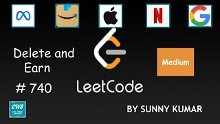 YouTube video 'Delete and Earn | Dynamic Programming | Hash Table | Sortings | 740 LeetCode | Day 05'