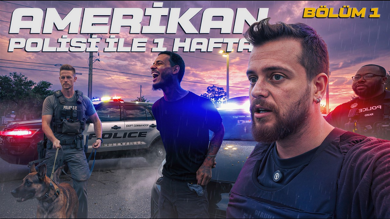 Amerikan Polisi İle Gece Devriyesine Çıktım! 🇺🇸Bölüm 1