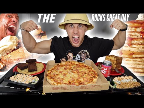 THE ROCK'S LEGENDARY CHEAT DAY COLLECTION +8,000 CALORIE CHEAT MEAL IN "1 HOUR"