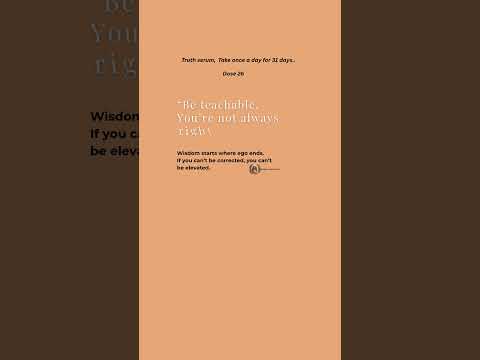 Dose 26|If You Always Gotta Be Right, You’ll Stay Stuck.