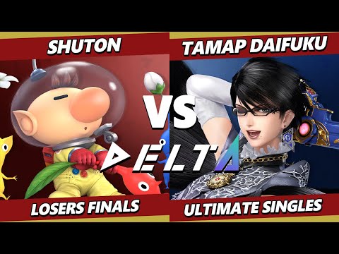 Delta 7 Losers Finals - Shuton (Olimar) Vs. TamaPDaifuku (Bayonetta) Smash Ultimate - SSBU