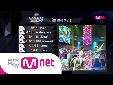 Mnet [엠카운트다운] Ep.389 : TOP10 of the week @M COUNTDOWN_140814