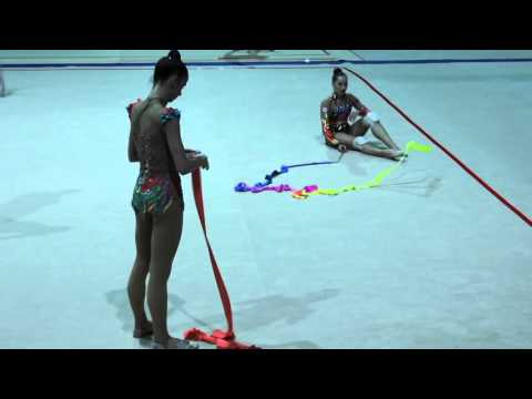Rhythmic Gymnastics Training - World Cup Espoo 2016
