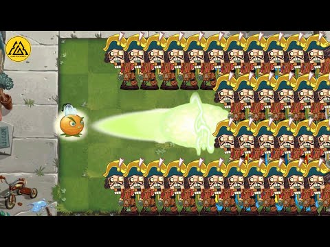 Pvz 2 10 Plants Power Up Vs 50 Nutcracker !! Who Will Win?