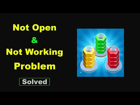 ✅Fix Android Nuts Color Sort App Not Working and Not Open Problem ✅