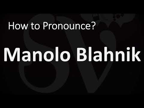 How to Pronounce Manolo Blahnik? (CORRECTLY)