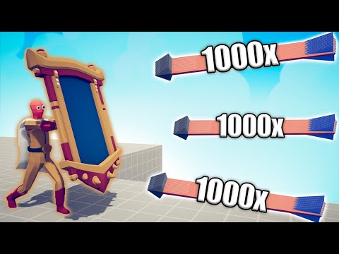 SAITAMA MIRROR SHIELD vs 1000x OVERPOWERED UNITS - TABS | Totally Accurate Battle Simulator 2023