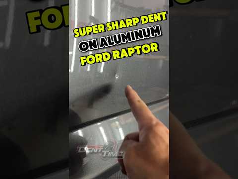 Watch and Learn: DEEP Aluminum Dent Repair on a Ford Raptor #paintlessdentrepair #pdrtraining
