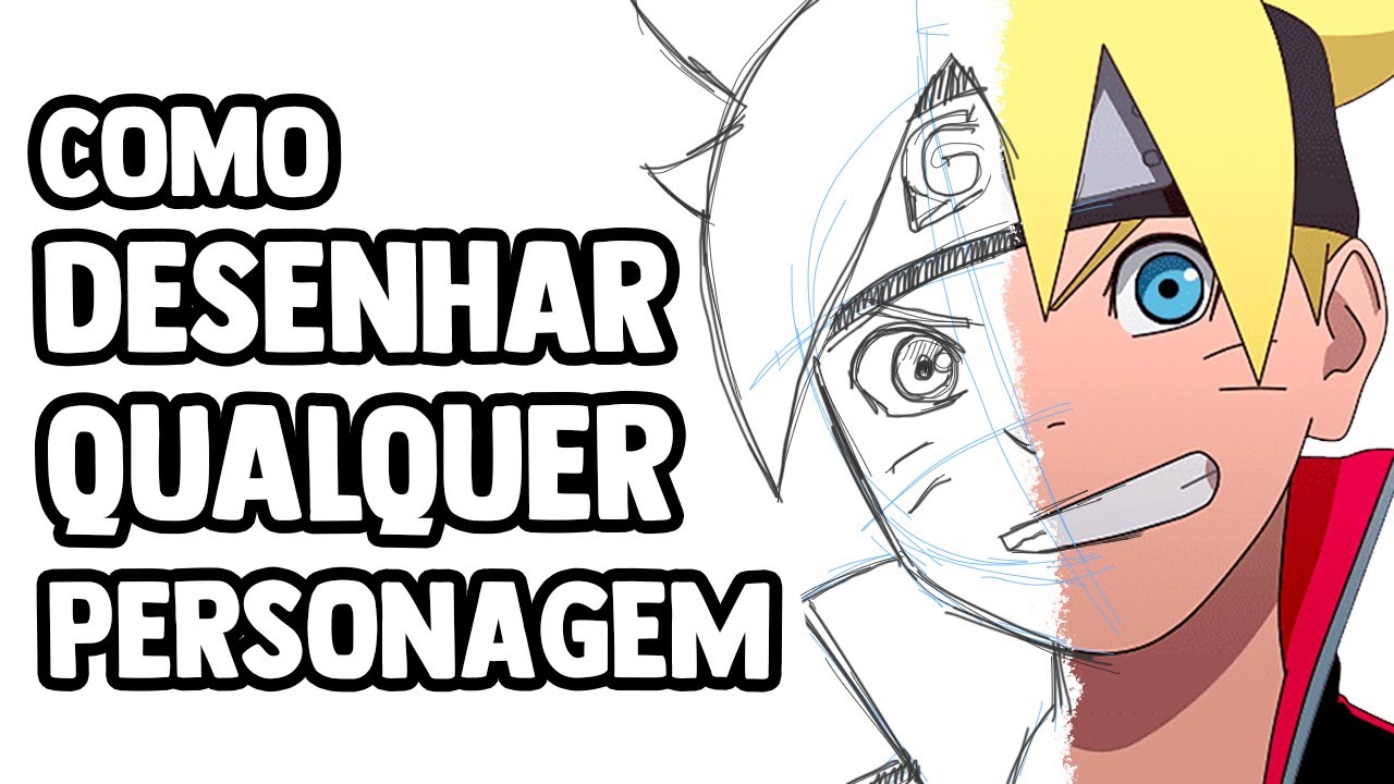 COMO DESENHAR QUALQUER PERSONAGEM DE MANGÁ E ANIME