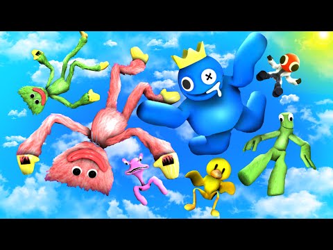 GMOD • Rainbow Friends vs Mini Huggies • Impressive Ragdolls