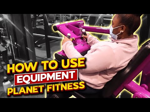 How to Use Gym Equipment| Beginners Guide| Planet Fitness(Lower Body)