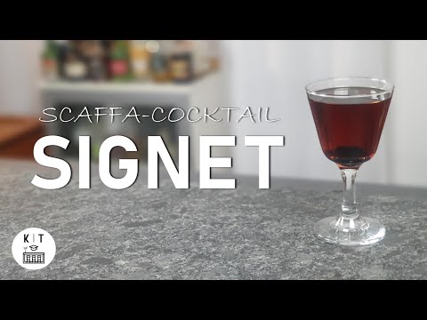 Was Besonderes zum Jahresstart? Signet Scaffa Cocktail & eine kurze Geschichte vom Eis