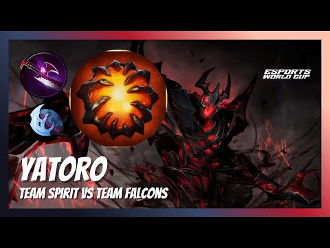Yatoro [Shadow Fiend] Gameplay - Team Spirit vs Team Falcons | Esports World Cup 2025 | Dota 2