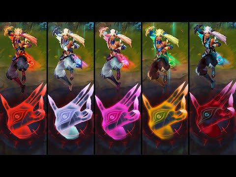 All Coven Nilah Chromas (League of Legends)
