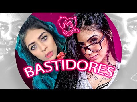 Mc mirella e Mc Bella bastidores do show