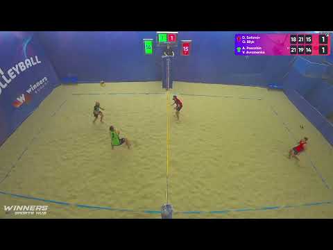 18:40 D. Safonov / O. Bilyk - A. Pasazhin / V. Avramenko 19.11.2022 | Winners Beach Volleyball