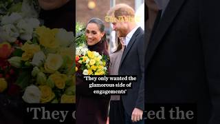'The Sussexes were always great at engagements, but they only wanted the glamoro