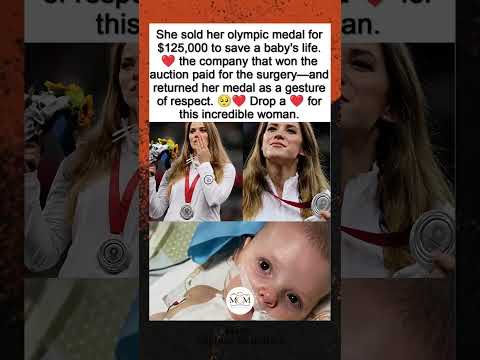 She Sold Her Olympic Medal to Save a Baby’s Life  #trending story