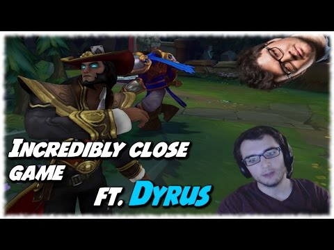 Twisted Fate with Valkrin ft. Dyrus on Garen