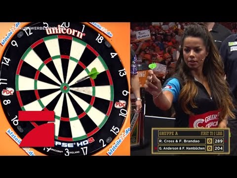 Entscheidungsspiel in Gruppe A: Hambüchen & Anderson vs. Brandao & Cross | Promi Darts WM