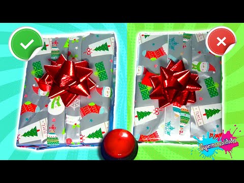 Regalo o Carbón 2: NO elijas la caja navideña incorrecta (retos con slime) - Supermanualidades