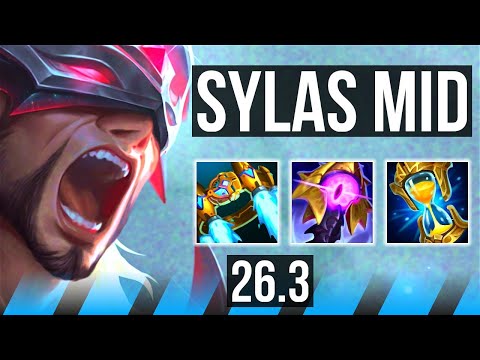 SYLAS vs IRELIA (MID) | 44K damage, Good KDA: 16/3/13 | KR Master | 26.3